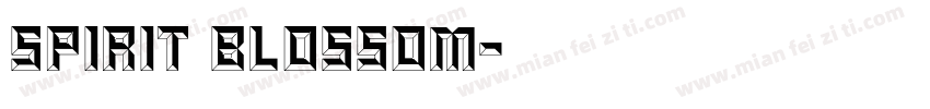 SPIRIT BLOSSOM字体转换
